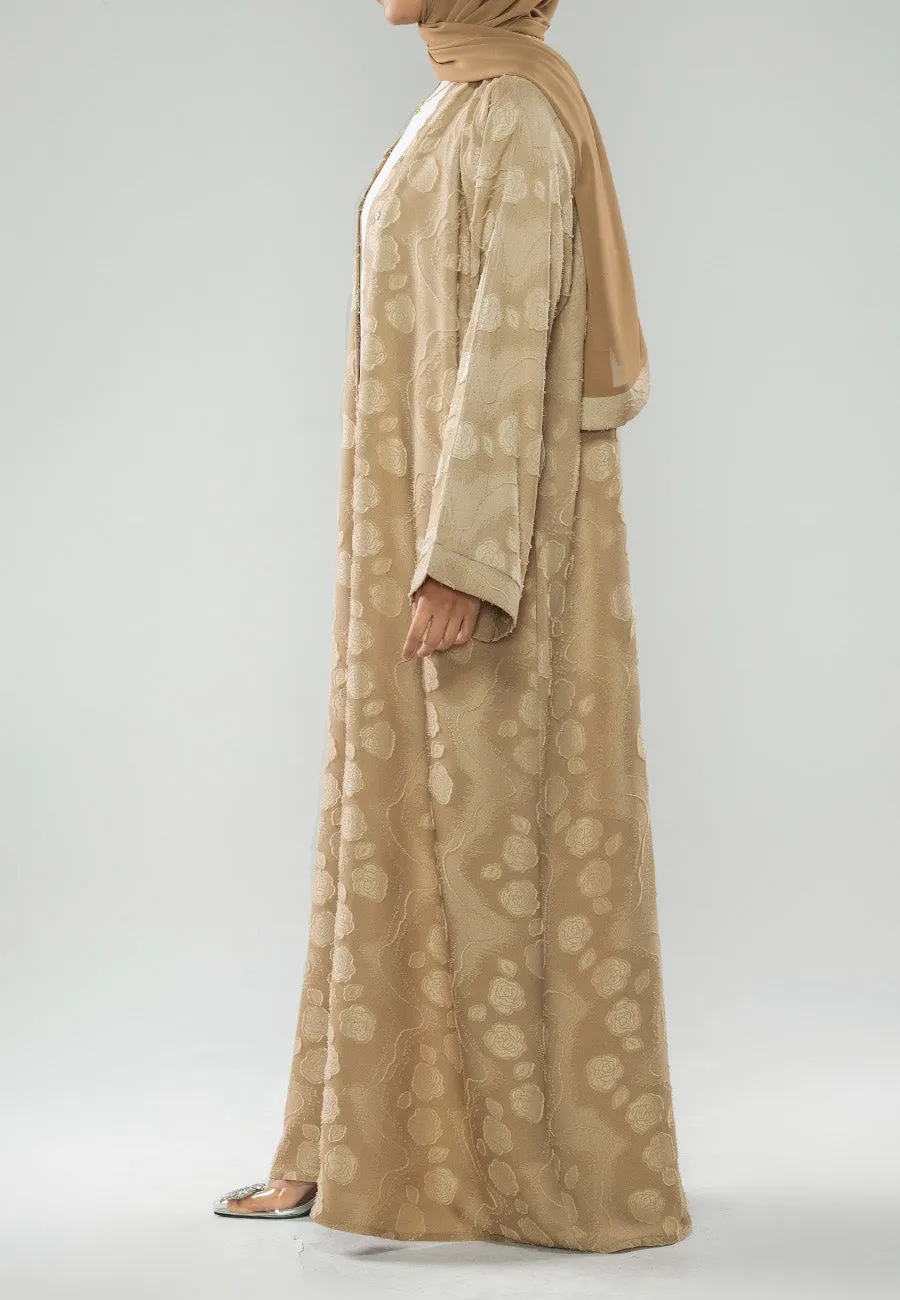 Premium Sahara Rose Open Abaya