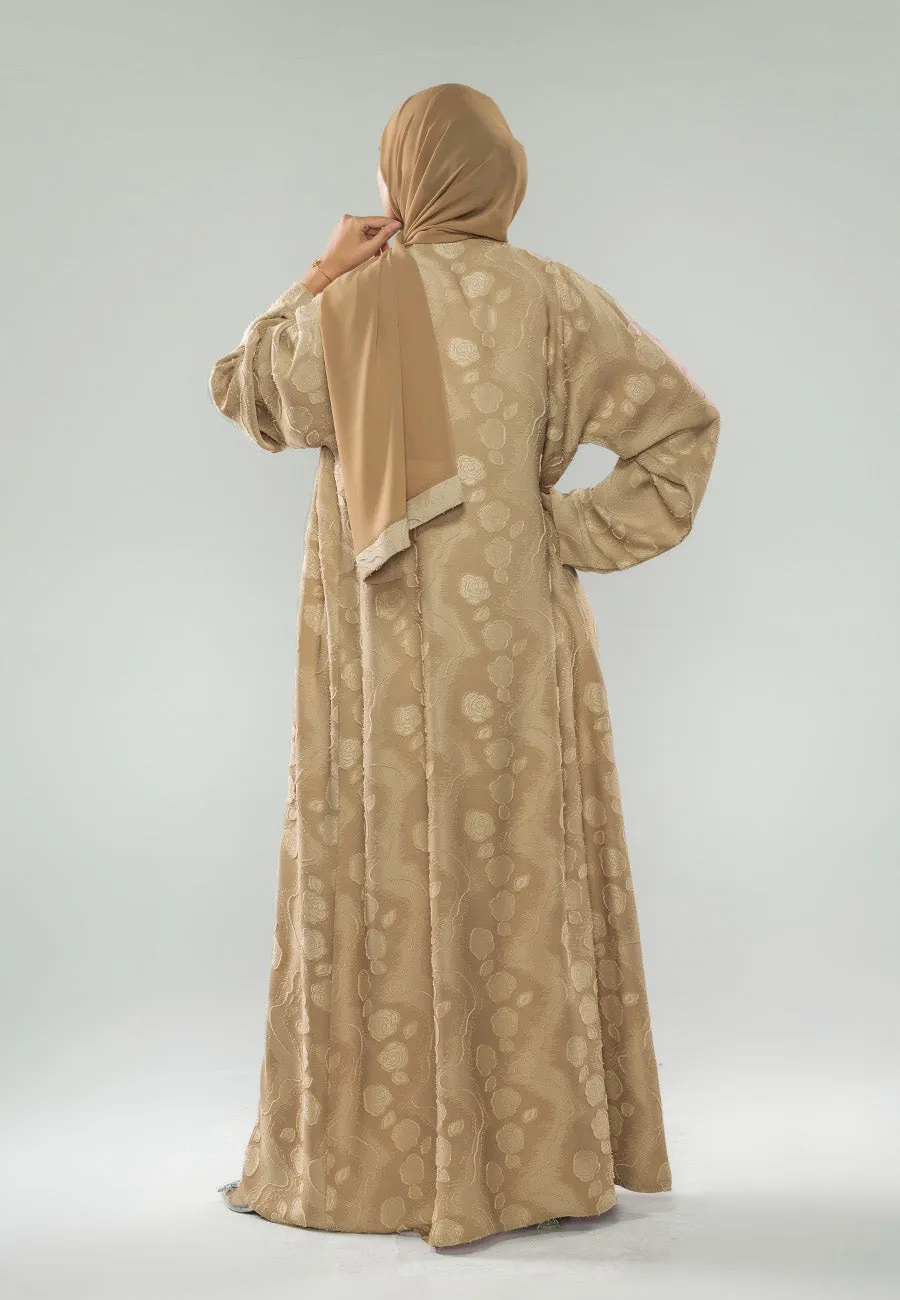 Premium Sahara Rose Open Abaya