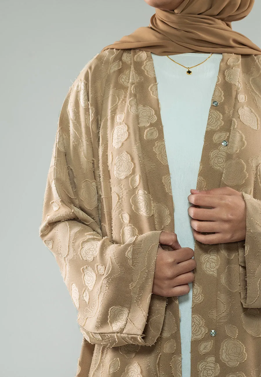 Premium Sahara Rose Open Abaya