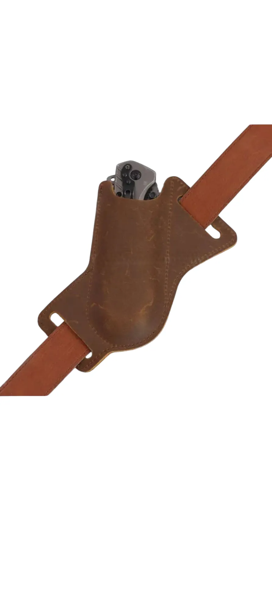 PrepPro Leather Knife Belt Pouch – Classic Style, Tactical Readiness