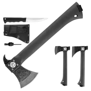 PrepPro Survival Axe & Knife Set – Multi-Purpose Outdoor Tool