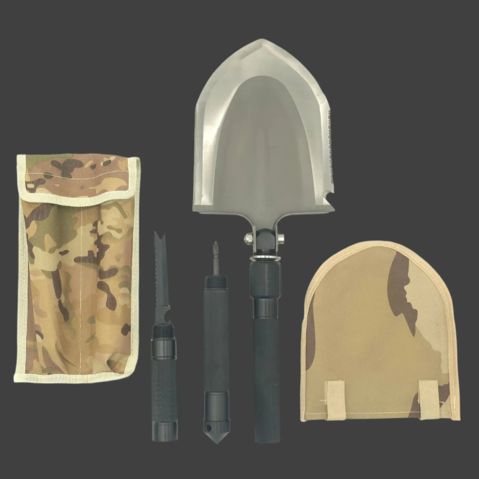 PrepPro Tactical Multi-Tool Survival Shovel Kit | Rugged & Versatile Outdoor Gear