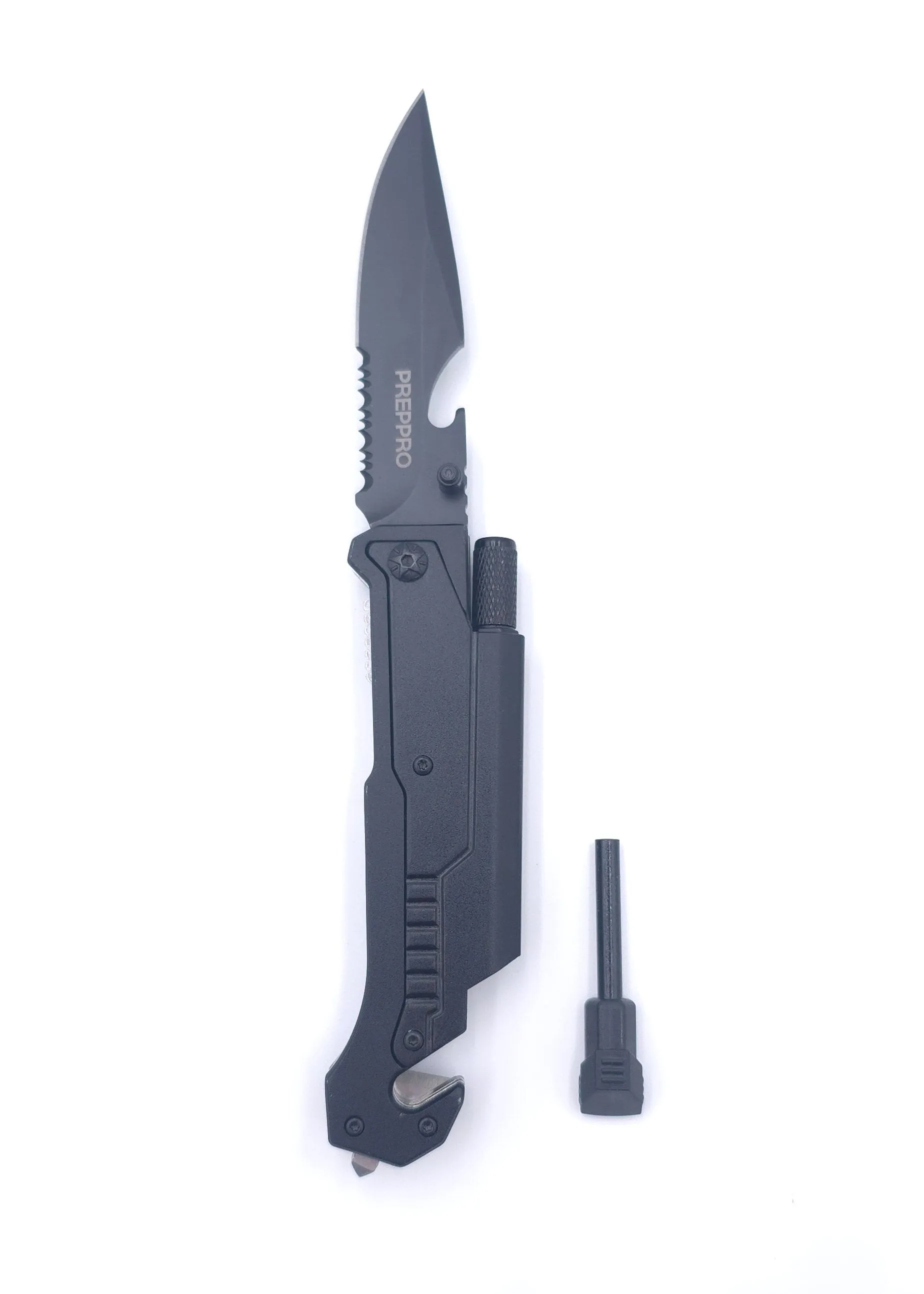 PrepPro - Vision- Multi-Function Survival Folding Knife – The Ultimate Emergency Tool