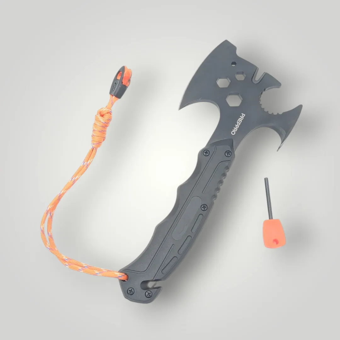PrepPro Warden Tactical Survival Hatchet – Compact, Rugged &amp; Ready for Anything