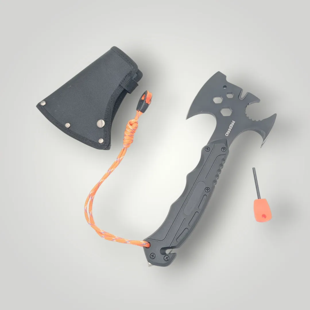 PrepPro Warden Tactical Survival Hatchet – Compact, Rugged &amp; Ready for Anything