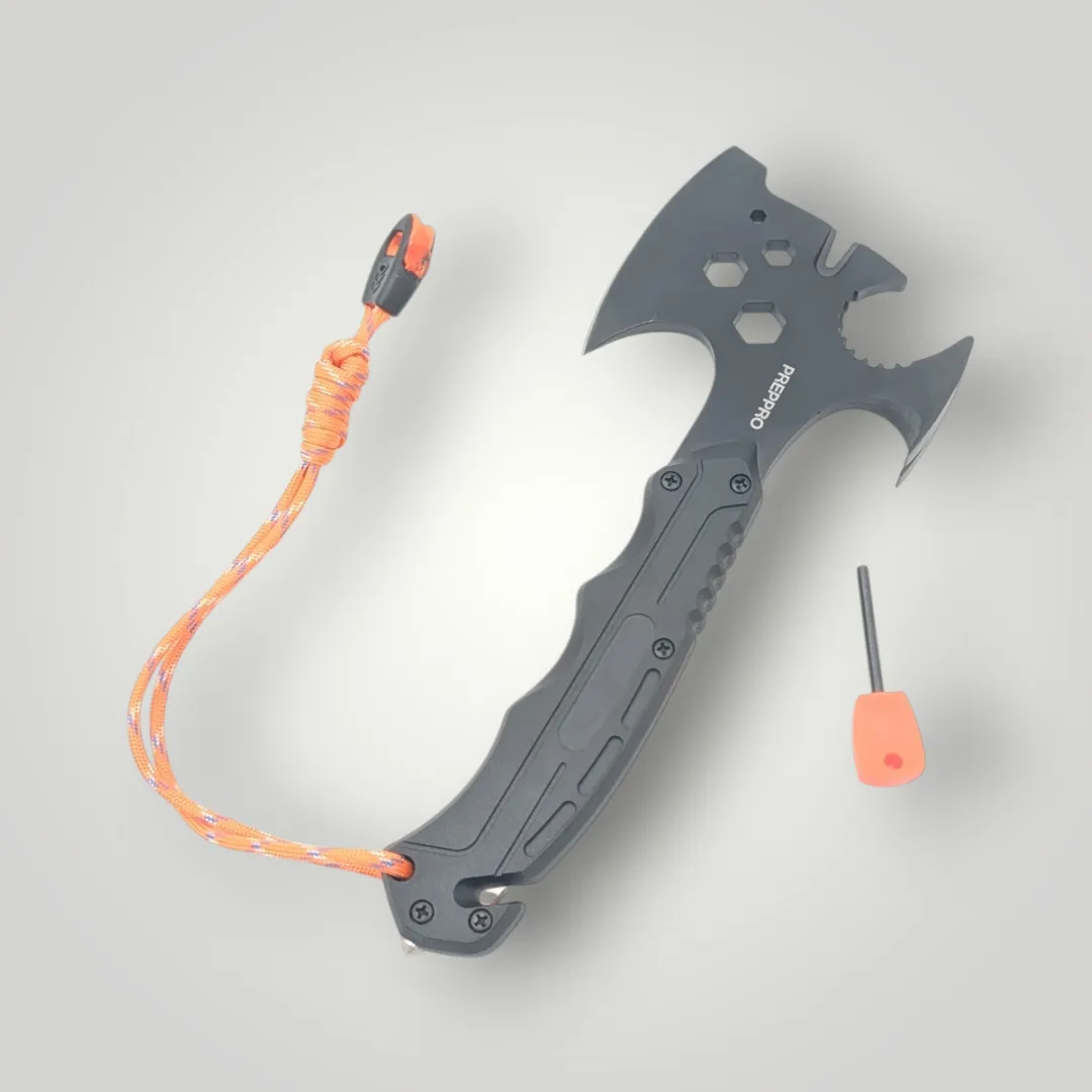 PrepPro Warden Tactical Survival Hatchet – Compact, Rugged &amp; Ready for Anything