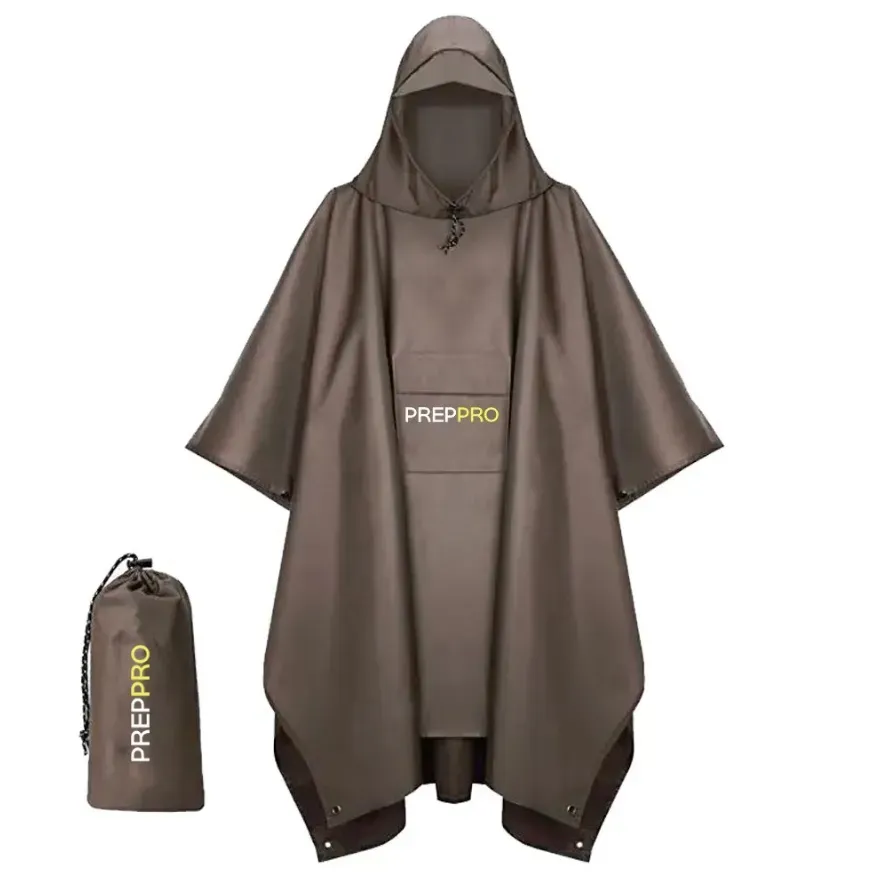 PrepPro Waterproof Rain Poncho – All-Weather Protection for Any Adventure ☔