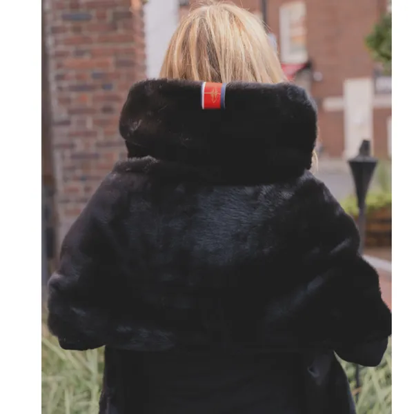 Pretty Rugged 3 in 1 Shawl in Black