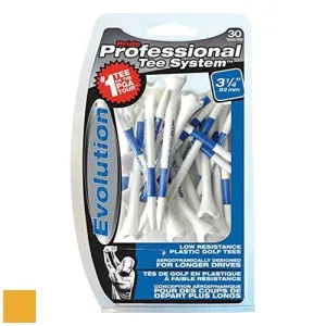 Pride Professional Tee System 3 1/4 inches - 30 Evolution Tee Blue/White