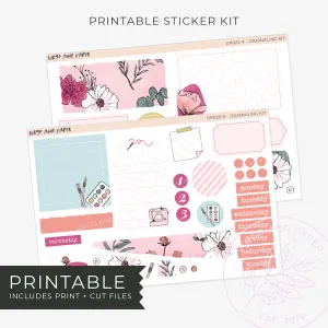 Printable Journaling Stickers - Create