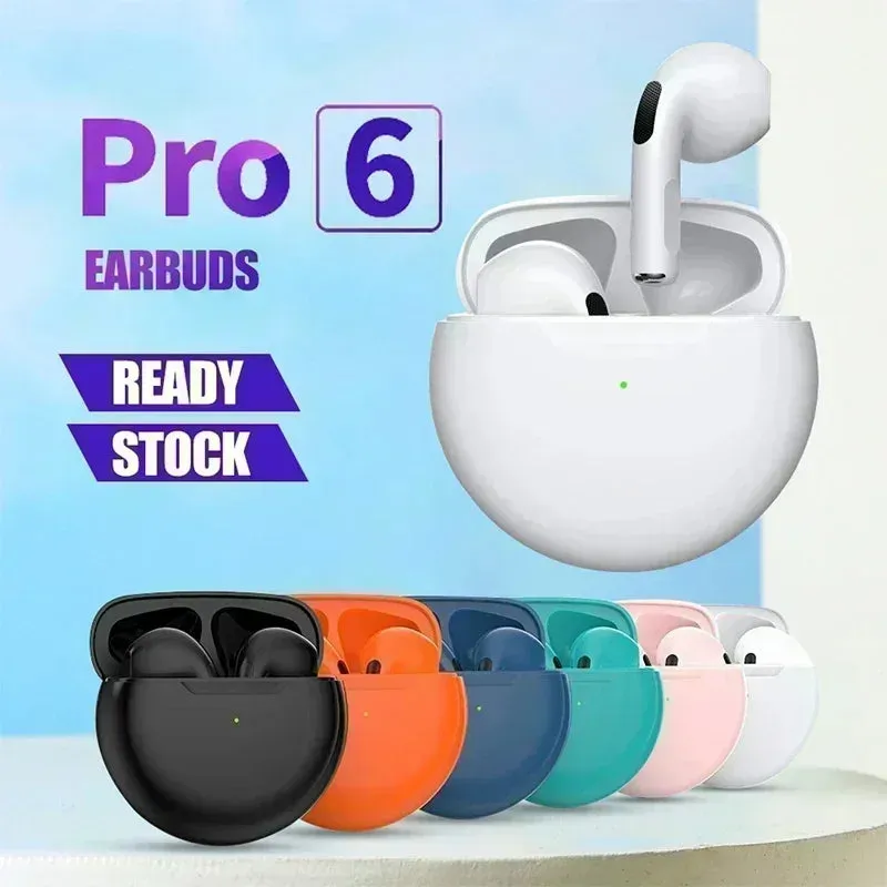 Pro 6 TWS Wireless Earphones! 🎧📱🎶