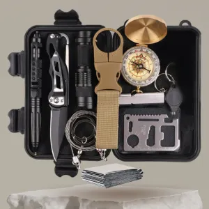 Professional Bushcraft Kit - Military Survival Pack with Essential Outdoor Gear