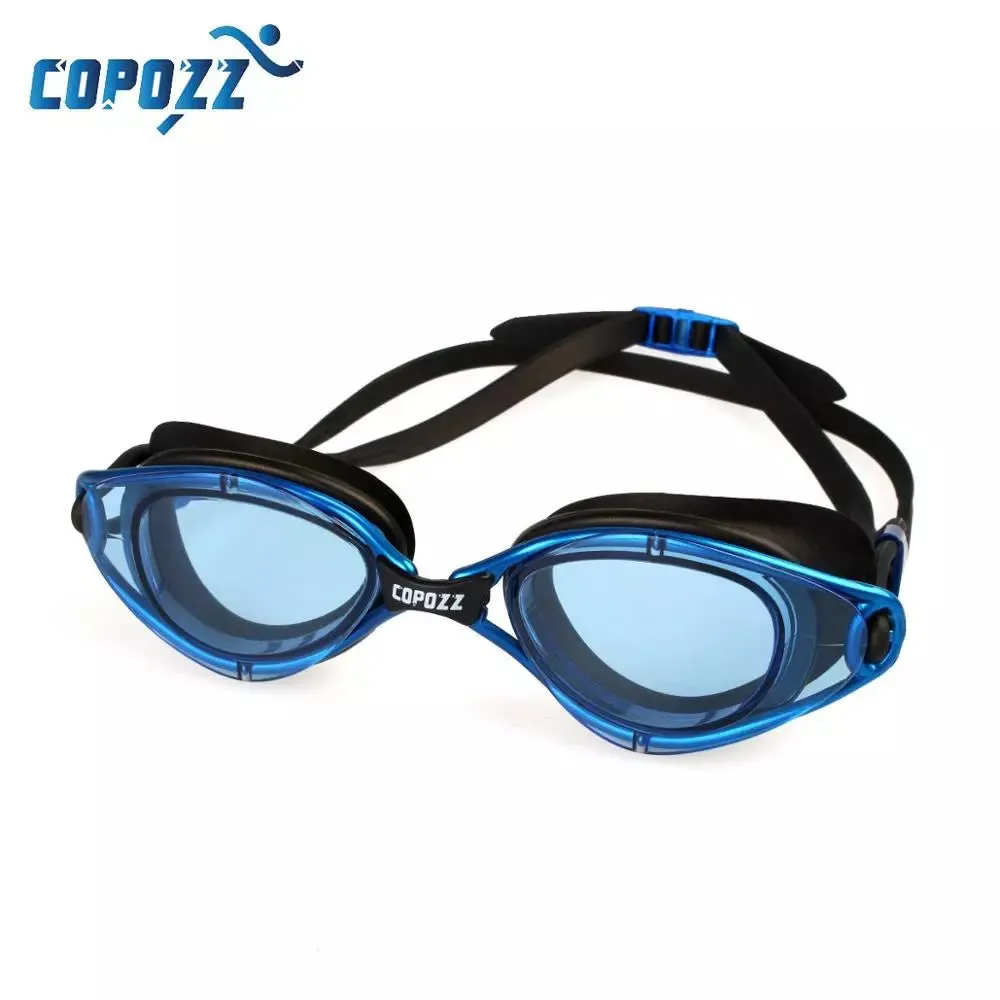 Professional Swim Goggles Anti-Fog UV Protection Adjustable Swimming Goggles for Men & Women Waterproof Silicone Glasses Eyewear