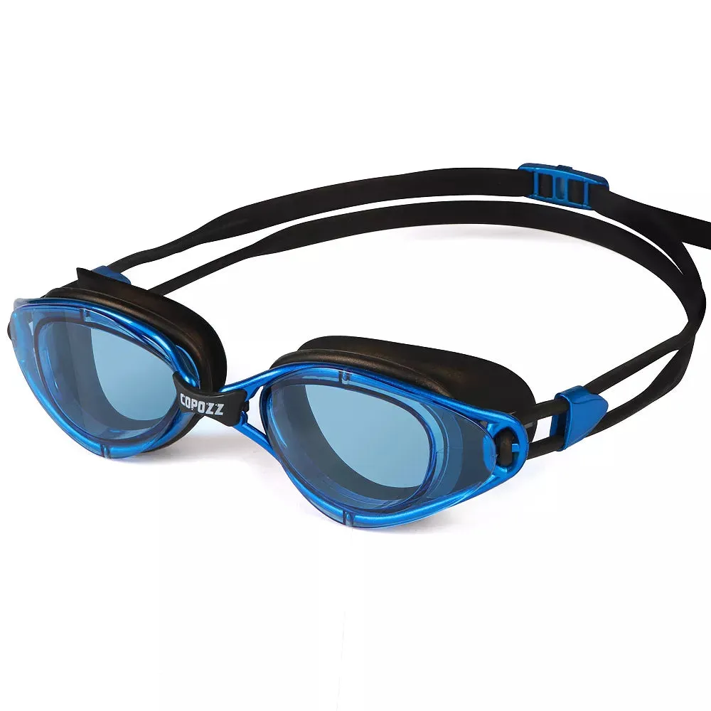 Professional Swim Goggles Anti-Fog UV Protection Adjustable Swimming Goggles for Men & Women Waterproof Silicone Glasses Eyewear