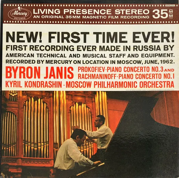 Prokofiev and Rachmaninoff - Piano Concertos / Janis / Kondrashin - Super Hot Stamper (With Issues)