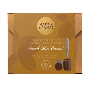 Pure Bean to Bar Chocolate Stirrers - Smooth Salted Caramel - Pack of 5