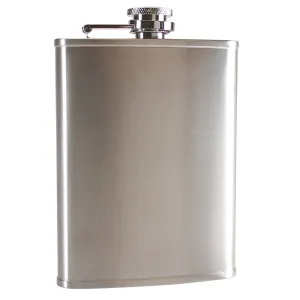 Pure Stainless Steel Hip Flask - 7oz - with Funnel