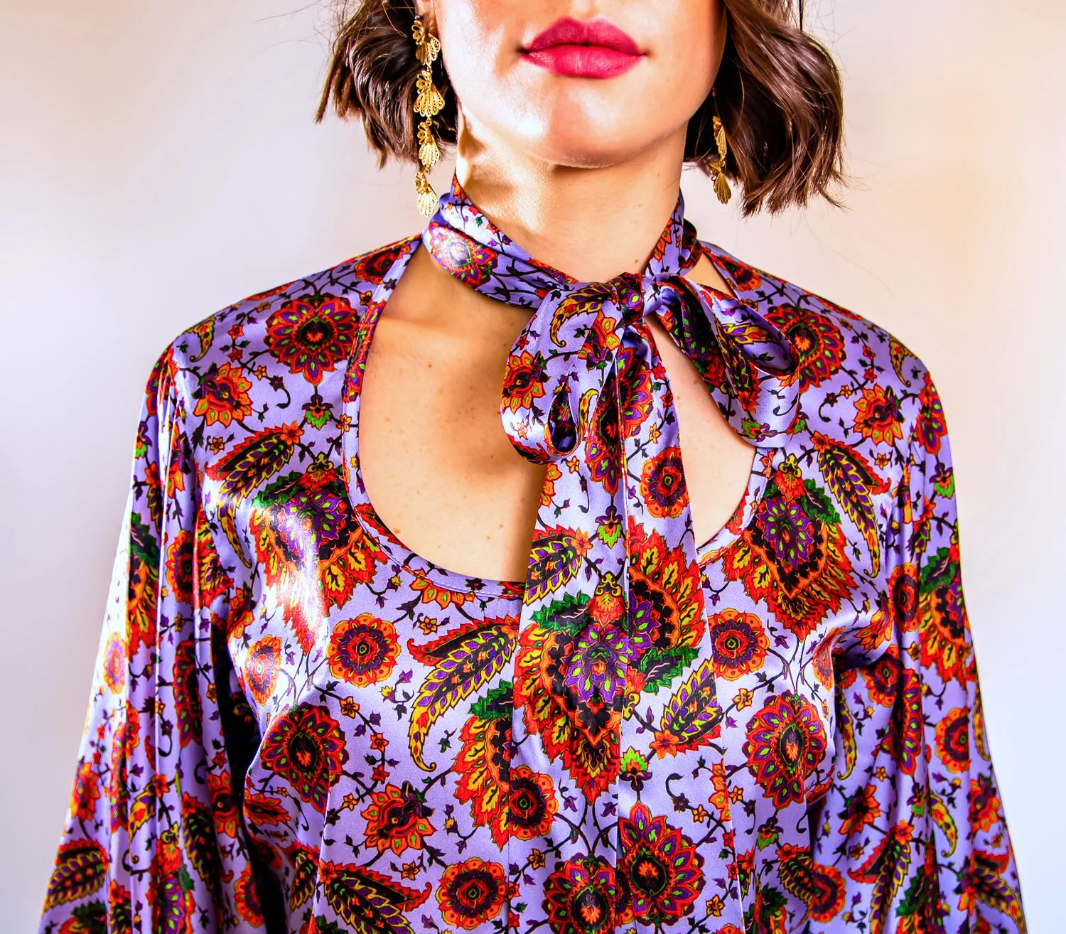 Purple Indigo Blouse