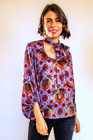 Purple Indigo Blouse