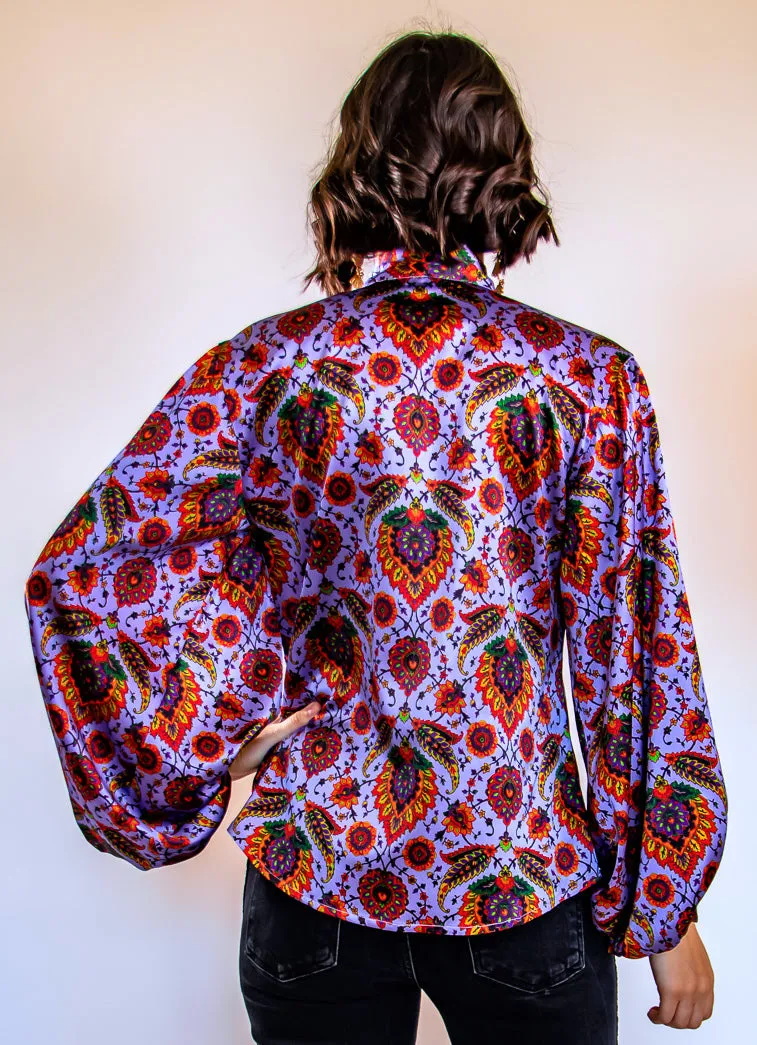 Purple Indigo Blouse
