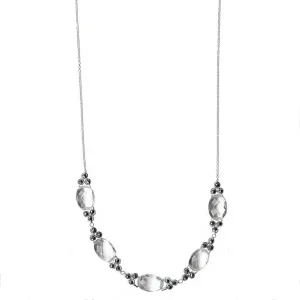 Pyrite Crystal Quartz Necklace 4804 by Michelle Pressler Jewelry