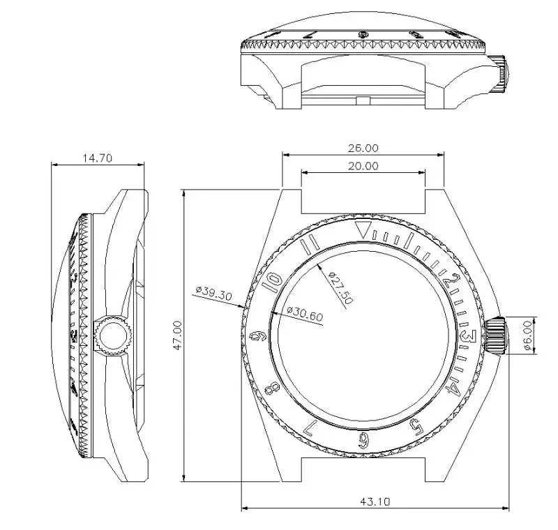 QM "Vietnam" / Platoon US Special Forces UDT Military Men's 300M Diver Super Light C3 Army SM8019BA Without logo Swimming  Watch