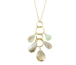 Quartz & Citrine Necklace