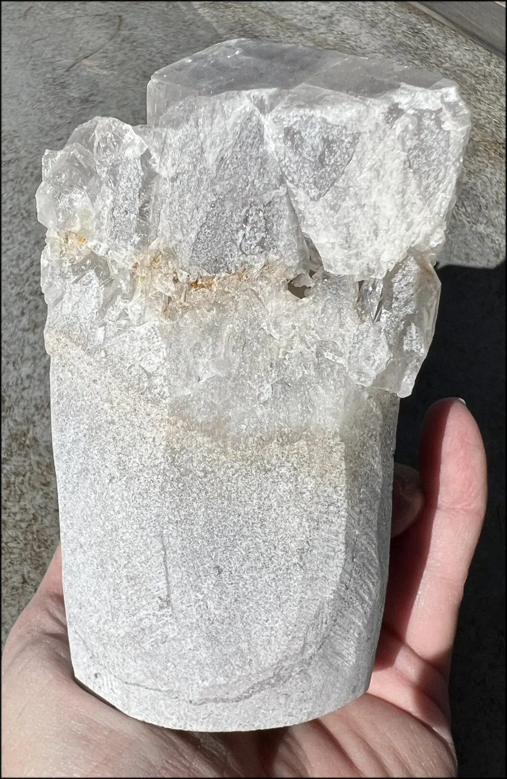 Quartz Crystal   Calcite   Limestone Metamorphosis Crystal Skull