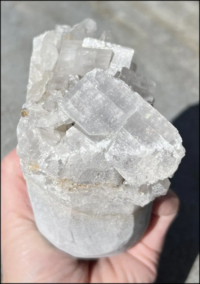 Quartz Crystal   Calcite   Limestone Metamorphosis Crystal Skull