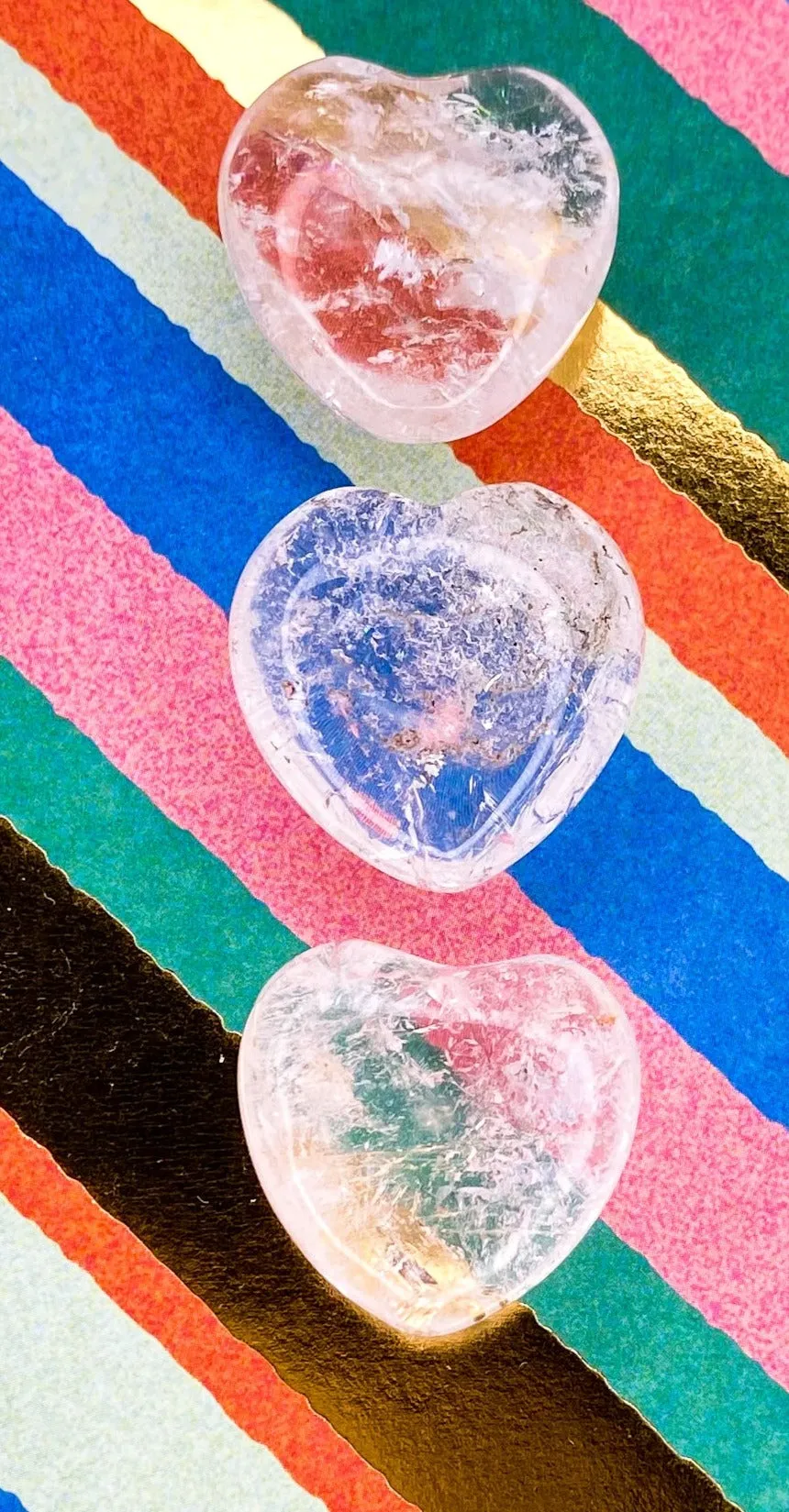 Quartz Heart Gemstones