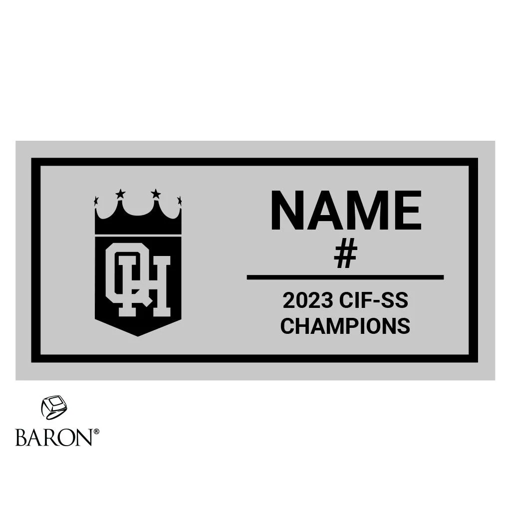Quartz Hill Boys Soccer 2023 Championship Display Case