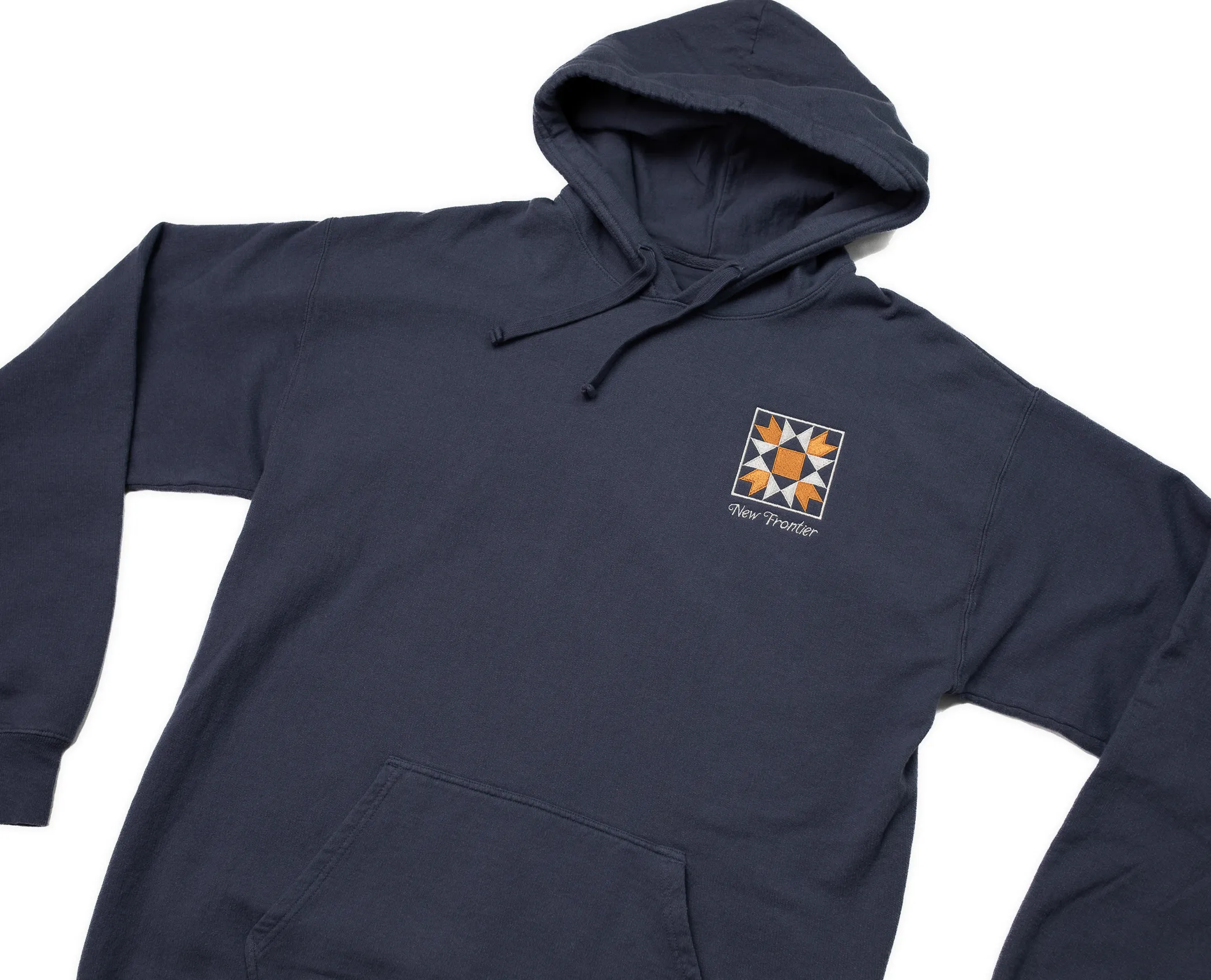 Quilt Patch Hoodie (River)