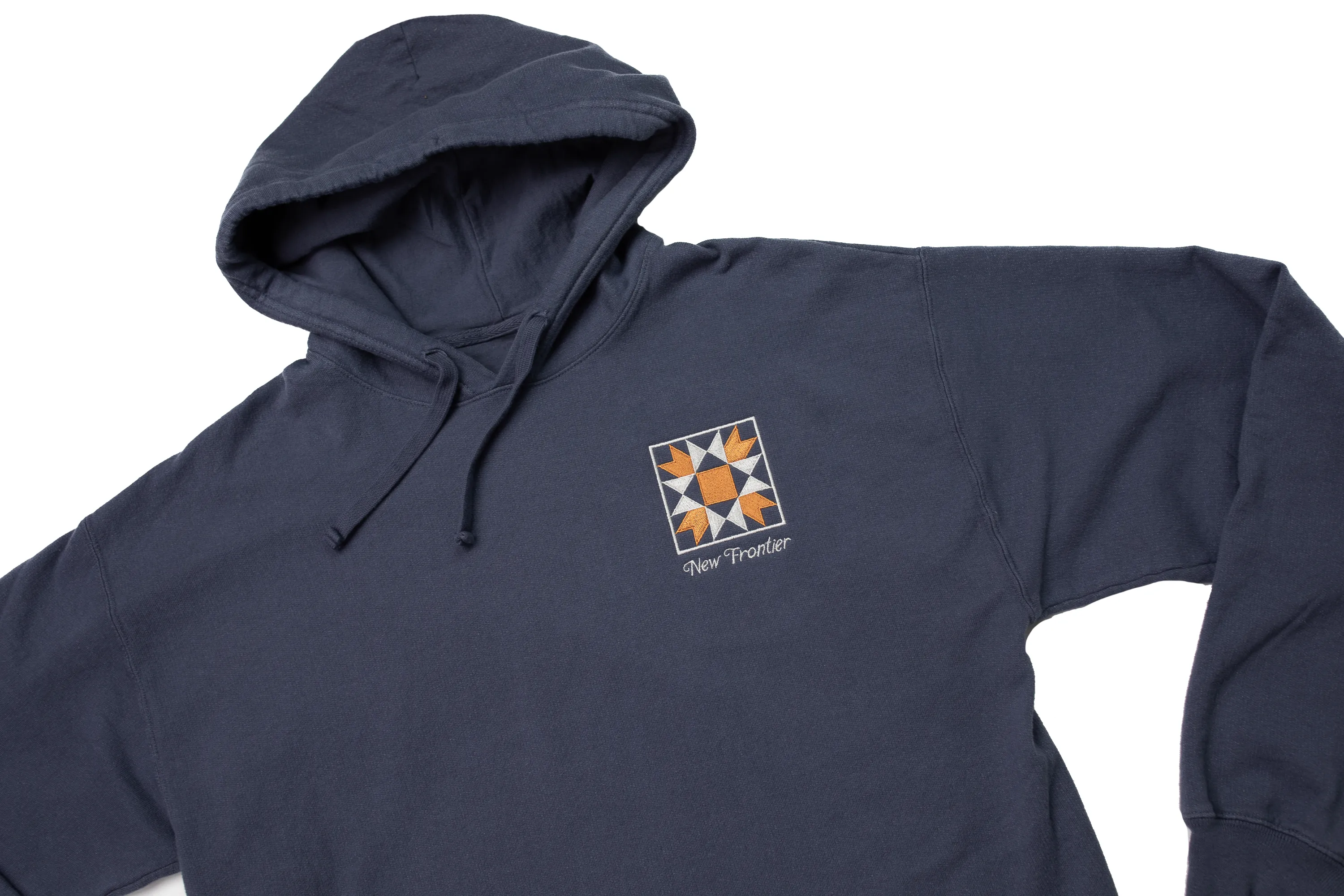 Quilt Patch Hoodie (River)