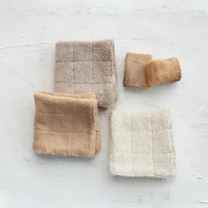 Quilted Cotton Terry Wash Cloth