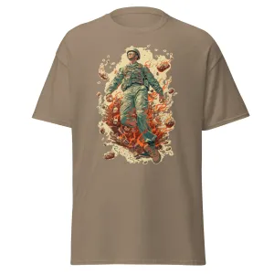 "A Man On Fire" Unisex Tee Shirt.