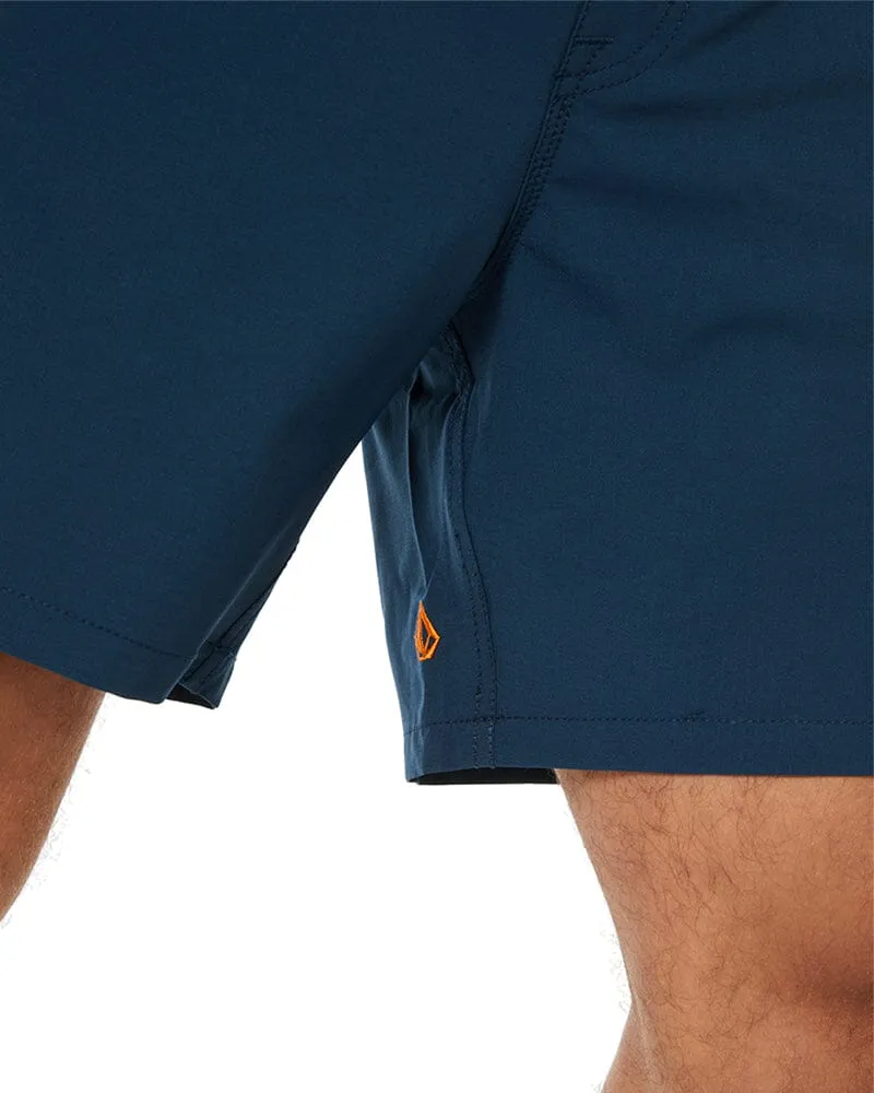 Rack Elastic Waist Hybrid Short - Navy