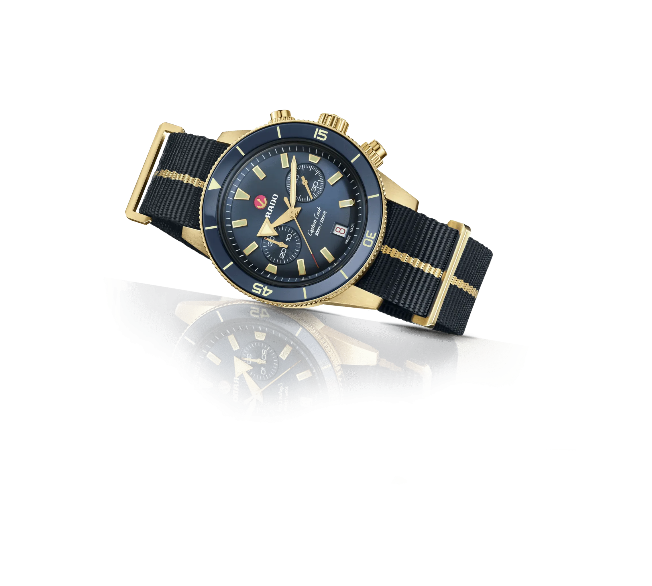 RADO Captain Cook Automatic Chronograph 43mm Bronze Men's Watch R32146208