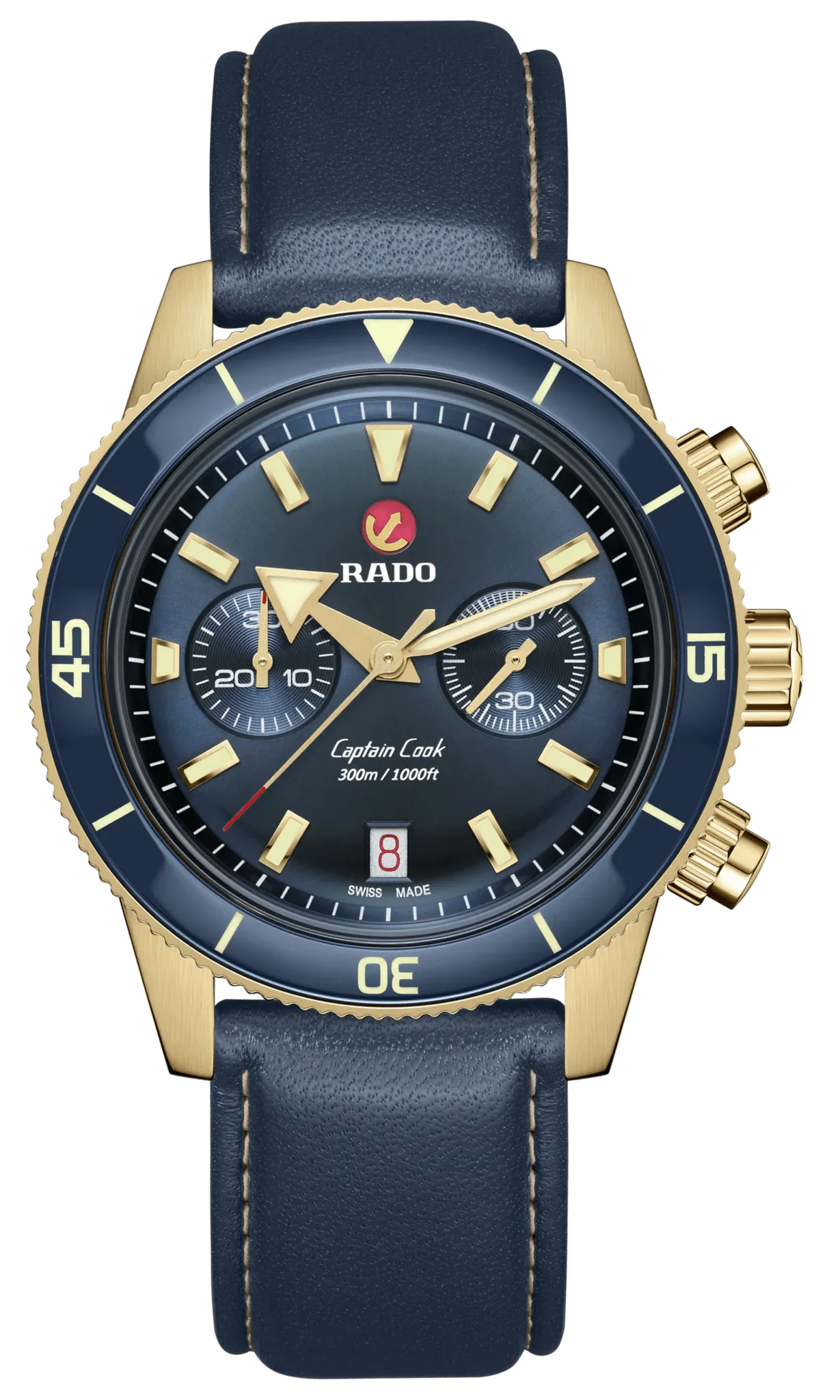 RADO Captain Cook Automatic Chronograph 43mm Bronze Men's Watch R32146208