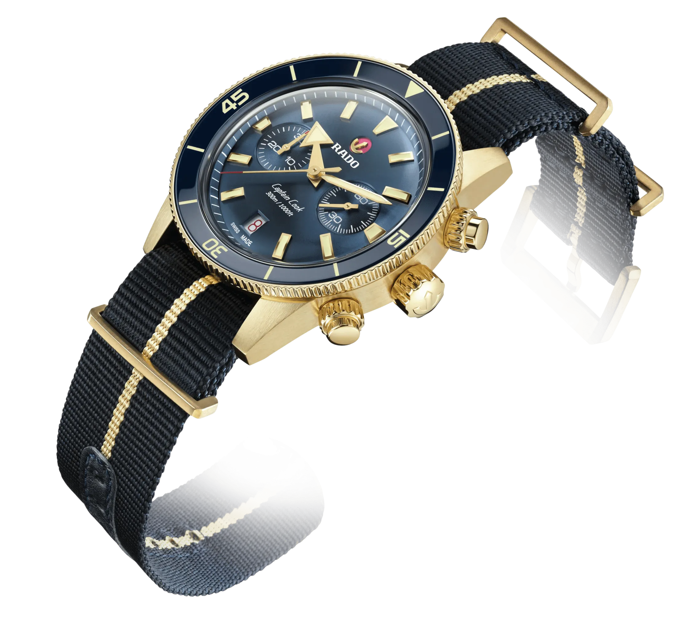 RADO Captain Cook Automatic Chronograph 43mm Bronze Men's Watch R32146208