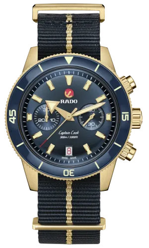 RADO Captain Cook Automatic Chronograph 43mm Bronze Men's Watch R32146208