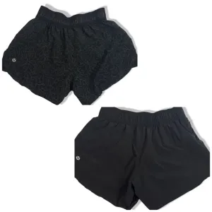 Rare Lululemon Go the Distance Short Reversible Black/ petal Camo printed black
