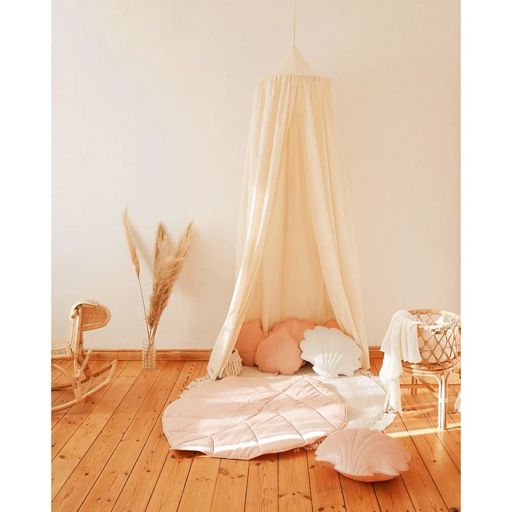 Raw Cotton Decorative Canopy - Beige