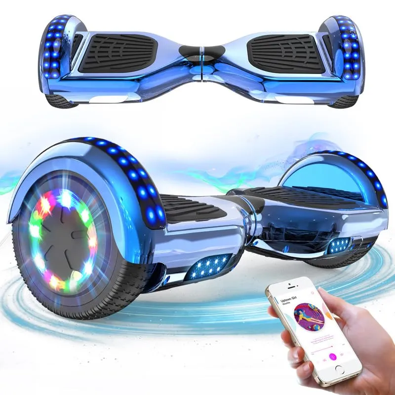 RCB Hoverboard G 6.5 Pouces Bluetooth-Musique/LED-Roue Clignotante
