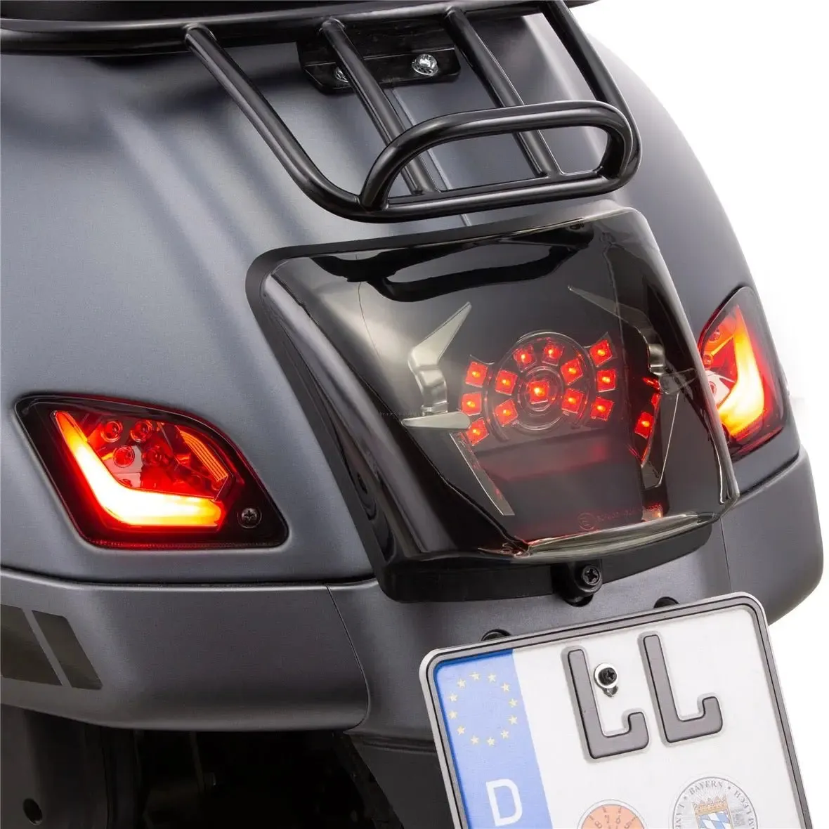 Rear Light Set SIP Smoked | Vespa GTS/GTS Super/GTV 125-300 (- '13 -`18)