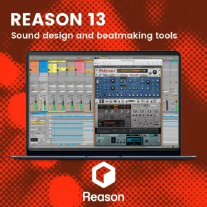 Reason 13 - Virtual Studio Rack sound design and beatmaking tools
