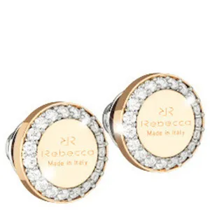 Rebecca Large Gold Stud Earrings