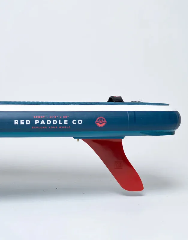 Red 11'0" Sport Hybrid Tough MSL Inflatable Paddle Board Package 2023