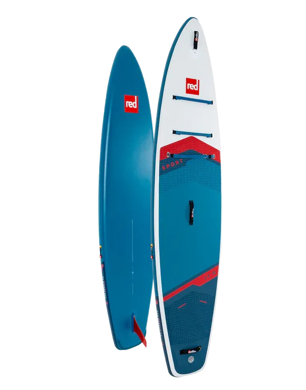 Red 11'0" Sport Hybrid Tough MSL Inflatable Paddle Board Package 2023