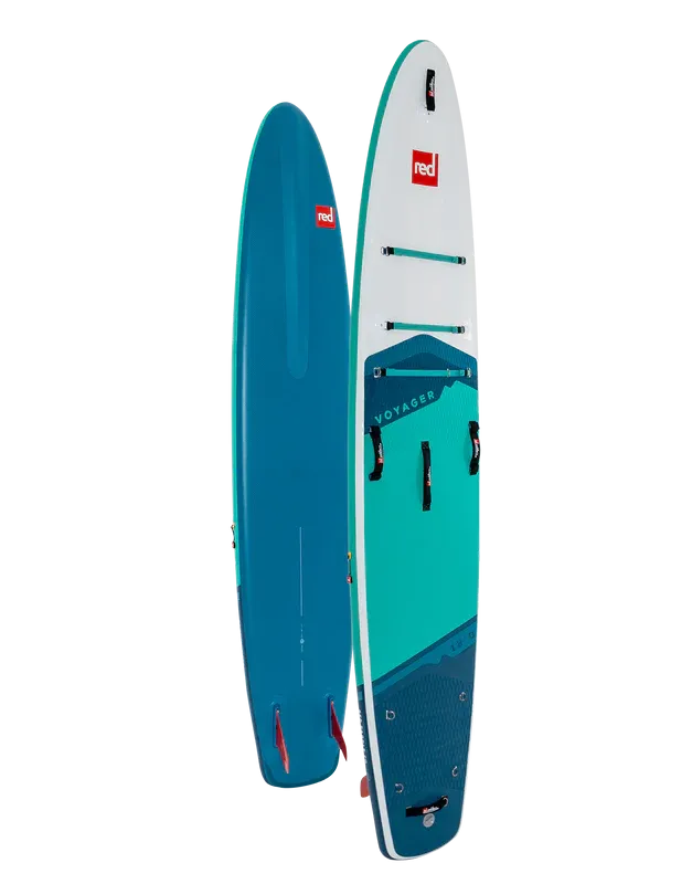 Red 12'0" Voyager Hybrid Tough MSL Inflatable Paddle Board Package 2023