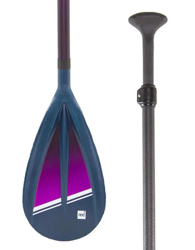 Red Hybrid Tough Adjustable SUP Paddle